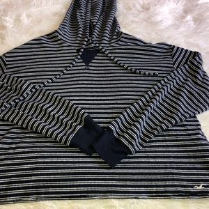 Hollister striped hoodie